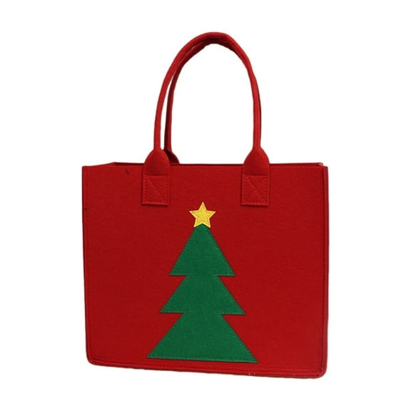 Konghyp Christmas Storage Bag, Holiday Decoration Tote Bag, Xmas Storage Bin for Home Organization, Collapsible Handbag for Seasonal Use, Sturdy Cloth Material, Perfect for Keeping Things Tidy