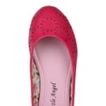thumbnail image 4 of Little Angel Lola-731D New Little Girl Perforated Ankle Strap Ballet Flat Sandal, 4 of 5