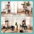 thumbnail image 4 of LifePro 5in1 Adjustable Dumbbells Set – 25 lb Each Quick Adjust Weights Dumbbells with Rack for Home Gym & Strength Training - Black, 4 of 9