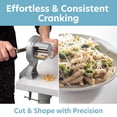 thumbnail image 4 of Máquina para hacer Cavatelli CucinaPro con rodillos fáciles de limpiar, 4 of 8