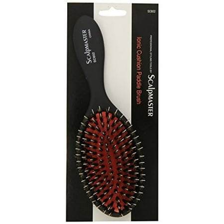 Scalpmaster Ionic Porcupine Boar Bristle Cushion Hair (Best Ionic Hair Brush)
