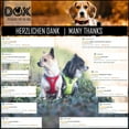thumbnail image 6 of DDOXX Step-In Air Mesh Reflective Dog Harness, Blue, M (15" to 20" Chest Size), 6 of 8