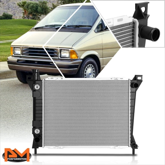 PM PERFORMOTOR for 86-97 Ford Aerostar 3.0L OE Style Aluminum Core Cooling Radiator DPI-901