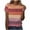 (Type 51)Multicolor, variant on Patlollav Womens Plus Size Casual T-Shirt Feather Print Round-Neck Short Sleeve Tops Blouse
