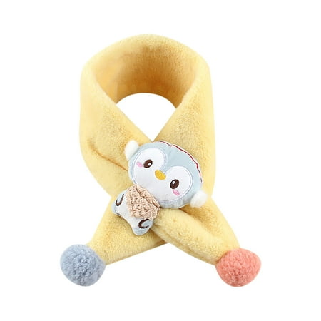 

2022 New Children S Scarf Plush Thickened Imitation Rabbit Baby Scarf Autumn And Winter Cartoon Warm Boys And Girls Scarf