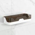 thumbnail image 1 of Estante de almacenamiento para baño, estante de ducha, 1 paquete, estante de baño montado en la pared, almacenamiento y almacenamiento de cocina, soporte de pared para baño con estante de ducha adhesi, 1 of 4