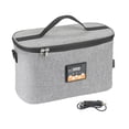 thumbnail image 1 of Heated Lunch Box, Thermal Portable Oven with Oxford Cloth Material, Leakproof Design, Adjustable Shoulder Strap, Reusable Insulated Lunch Container for School, Camping Trips, 1 of 5