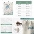 thumbnail image 6 of Blue Turtle Coastal Tie Up Curtains for Windows, Balloon Window Shades, Coral Summer Beach Nautical Ocean Beige Kitchen Window Treatments Roll Up Curtain for Basement/Nursery 52"x45", 6 of 8