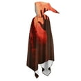 thumbnail image 4 of Rohuuque Unisex Adults Poncho Cloak with Hood Pumpkin Ghost Printed Cape Hooded Outfits Funny Printed Dress Up Cloak Black D, 4 of 7