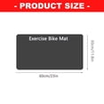 thumbnail image 4 of 2Pcs Thick Gym Equipment Mat Floor Protector Exercise Bike Trainer Mat Nonslip Elliptically Treadmill Pad Easy to Use, 4 of 7