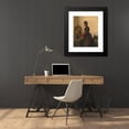 thumbnail image 4 of Christoffel Bisschop 20x24 Black Modern Framed Museum Art Print Titled - The Bride's Sister (1848-1862), 4 of 5