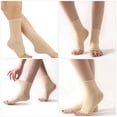 thumbnail image 4 of 2 pares de calcetines de compresión transpirables para tobillo, para fascitis plantar, con mangas elásticas para tobillo., 4 of 6