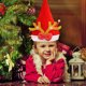 thumbnail image 1 of Ganfancp Divertidos Gorros de Navidad con Renos para Los Niños Sombrero de Santa, Renos Sombrero de Navidad, Más Grueso Rojo Recién Nacido Sombrero de Santa para Los Niños Niño Niña Primera Navidad O, 1 of 7