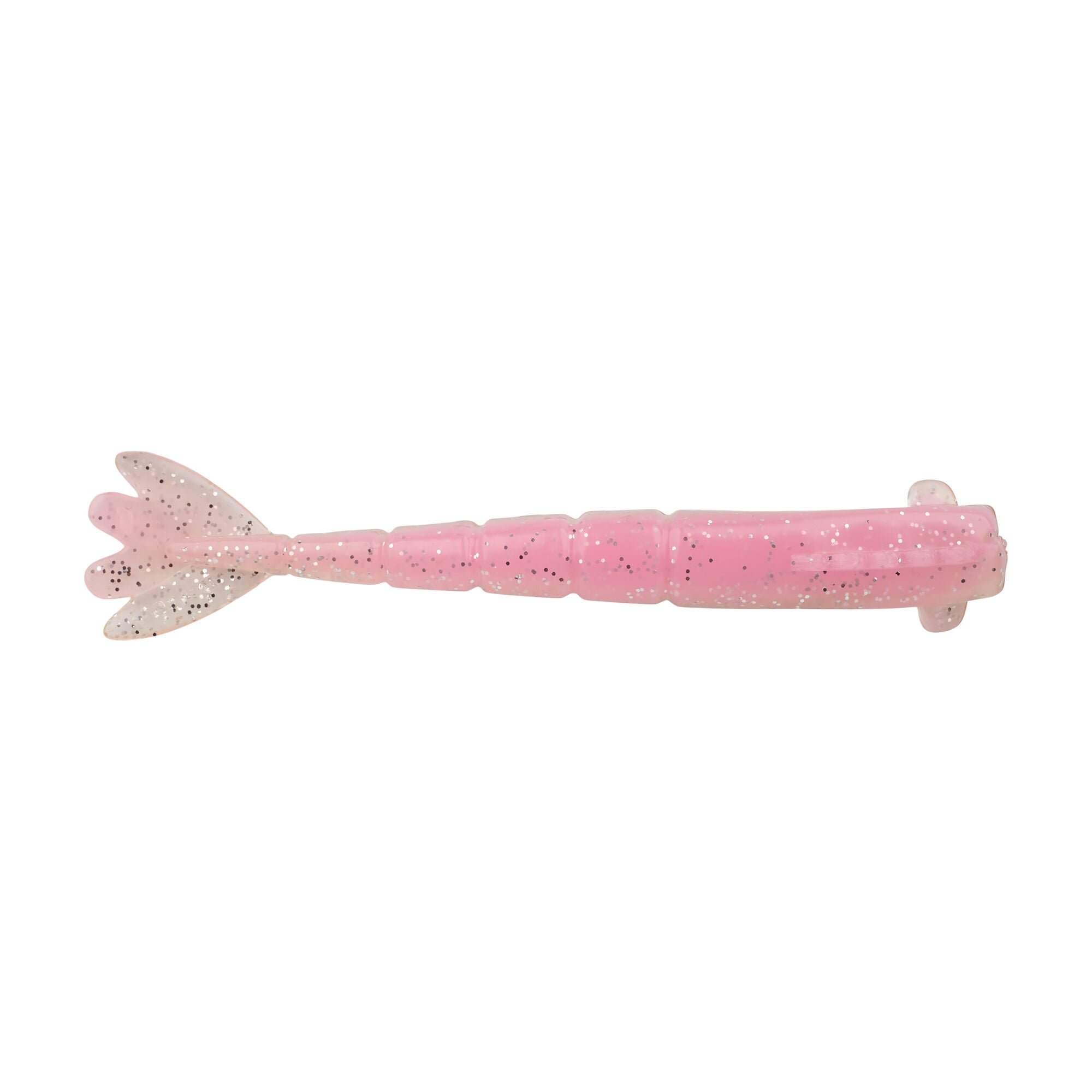 Berkley PowerBait® Saltwater Bonga Shrimp, 4 in, Shrimp, Pink Flash (6-count)