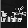 thumbnail image 2 of Funny Family The Grill Father Joke Men's Big & Tall Crewneck Graphic Tee Brisco Brands 5X, 2 of 6