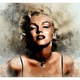 thumbnail image 2 of Bolokofsky, Ronald 28x26 White Modern Wood Framed Museum Art Print Titled - Remembering Marilyn, 2 of 4