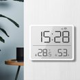 thumbnail image 4 of Reloj Despertador Digital Inteprter de Plástico Negro 8218, 4 of 6
