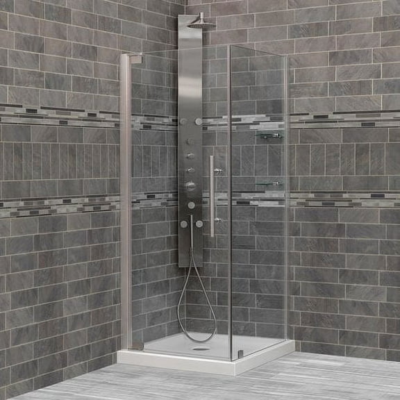 LessCare Ultra-G 35'' x 72'' Pivot Shower Door