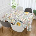 thumbnail image 2 of Yayeee Tablecloths 54" x 54" Rectangle Wrinkle Resistant Party Table Cover, Watercolor Wildflowers, 2 of 8