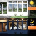 thumbnail image 3 of One Way Window Privacy Film, Daytime Static Cling Non-Adhesive Heat Control Anti UV Sun Blocking Decal Tint Film for Glass Door Window Home Office, Silver, 23.6"x78.7", 3 of 8