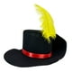 thumbnail image 5 of Sombrero de mago de fieltro para disfrazarse, ideal para fiestas temáticas de disfraces y representaciones teatrales., 5 of 9
