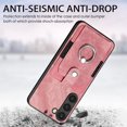thumbnail image 3 of Mantto for Samsung Galaxy S23 Plus Back Wallet Case,with Elastic Card Holder,Shockproof PU Leather 360° Rotation Ring Kickstand Support Magnetic Car Mount Phone Case for Women Men,Pink, 3 of 9