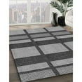 thumbnail image 3 of Ahgly Company Machine Washable Indoor Square Transitional Dark Gray Area Rugs, 5' Square, 3 of 7