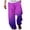 Purple, variant on Aueoeo Men's Casual Joggers Sweatpants Workout Athletic Pants with Pockets Drawstring Gym Running Pants Elastic Waist