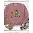 thumbnail image 3 of Anbech It's Fall Yall Shirt Women Pumpkin Sweatshirts Christmas Graphic Long Sleeve Crewneck Top, 3 of 3