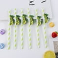 thumbnail image 3 of Fruit Shape Dedegradable Paper Straws Party Banquet Beverage Juice Milk Tea, 3 of 6
