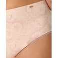 thumbnail image 5 of Bali Lux Underwear Brief, Light Tummy Support, Cotton-Stretch Essentials, Moisture Wicking Pearl Paisley Print 6 Women's, 5 of 5
