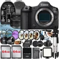 thumbnail image 1 of Canon EOS R5 Mark II Mirrorless Camera with RF 24-50mm Lens + Wideangle + 2 Pack 64GB Memory Card + Backpack + LED Flash + ZeeTech Accessory, 1 of 5