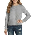 thumbnail image 6 of Vqpzlfhb Girls Tops Tunic Tee Tops Casual Short-Sleeve Undershirt Solid Color Summer, 6 of 9