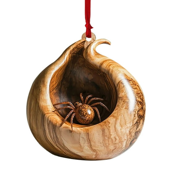 Animal Christmas Ornament, 2025 Woodland Animal Christmas Ornaments, Forest Animal Decor, Visually 3D Acrylic Christmas Hanging Ornaments for Christmas Tree, Lively Christmas with Animals(K)