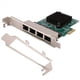 thumbnail image 2 of Tarjetas de Red Adaptador de Red/Ethernet/Lan Tarjeta de Red PCI-E Realtek RJ45 Internet Ethernet Gigabit Tarjeta de Red de 4 Puertos, 2 of 5
