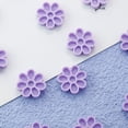 thumbnail image 2 of 50 tazas de pegamento para pestañas, soporte de pegamento profesional para de injerto de tinta de arte de uñas , púrpura Violeta Sunnimix Copas de pegamento para pestañas, 2 of 8