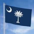 thumbnail image 6 of South Carolina Flag 4x6 Ft Outdoor Double Sided South Carolina State Flags SC Flag Vivid Color Country Flags Gamecock Flag Banner Polyester Fabric with 2 Brass Grommets for Outside Indoor Decor, 6 of 8