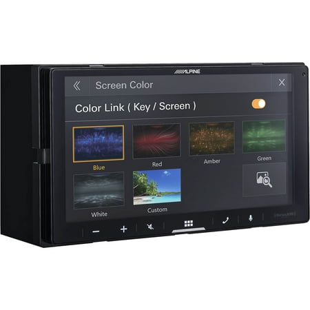 Alpine - 7"  Android Auto and Apple CarPlay Bluetooth Digital Media Receiver - Black