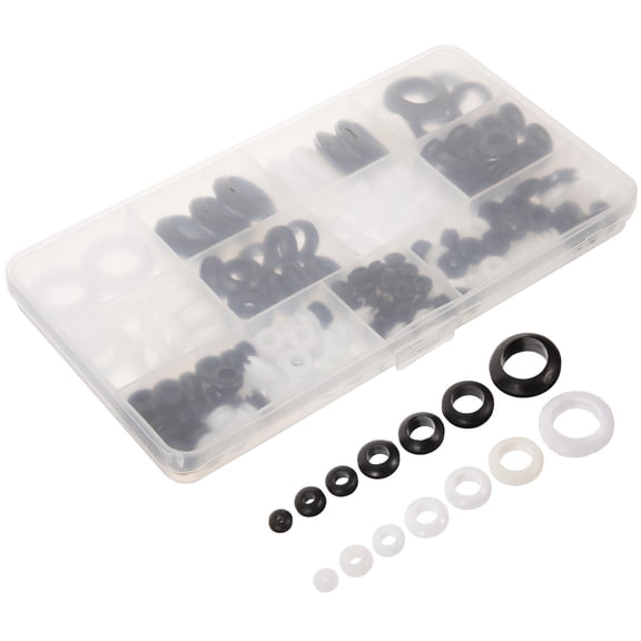 SEWCHICS 180-Piece Assorted Color Rubber Grommets for Ceiling Fan Installation, Repair and Electrical Projects