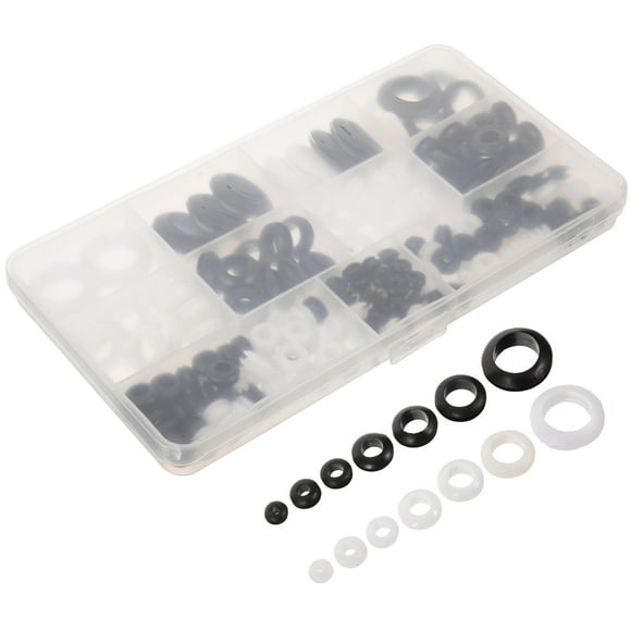 BESTYASH Kit de Remplacement de Passe-Fil en Caoutchouc 180 Pcs Tailles Assorties pour Ventilateur de Plafond et Sécurité