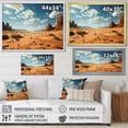 thumbnail image 4 of Designart "Nevada's Arid Landscape I" Landscapes Framed Wall Art Decor - Traditional Brown Canyon & Desert Hallway Framed Wall Art Decor, 4 of 6