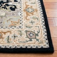 thumbnail image 3 of Safavieh Heritage York Oriental Wool Area Rug, Beige/Navy, 8' x 10', 3 of 11