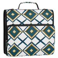 thumbnail image 5 of FORMRS Zipper Binder with Shoulder Strap 2-inch Ring 500 Sheet Capacity File Bag, Gold Geometric Pattern, 5 of 5