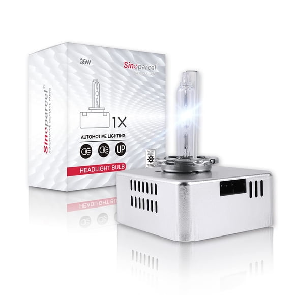 Bombilla HID para faros delanteros Sinoparcel D5S, 6000 K, 35 W, xenón, paquete de 1