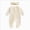 D248-Beige, variant on Newborn Preemie Baby Bodysuits & One-Pieces Baby Girls Footies Zip Up Rompe Newborn Fart Coat Long Sleeve Pack Foot Climb Beige Rompers Baby Gift