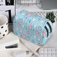 thumbnail image 7 of Sikiie Funny Cute Teeth Print Flip Double-layer Pencil Case, All-purpose Stationery Bag for Study and Office, Zipper Design, Unisex, 7 of 7