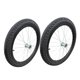 thumbnail image 3 of 2 ruedas de 20'' para remolque de bicicleta, neumáticos de goma resistentes para ciclismo y deportes, fácil instalación, componente de, 3 of 8
