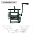 thumbnail image 2 of Manual Rolling Mill Machine: 3" Roller, Manual Combination, Flatten Machine, Jewelry DIY Tool & Equipments, Gear - Blue Color, 2 of 7