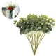 thumbnail image 3 of 4 piezas de ramos de hojas de eucalipto artificiales, plantas verdes de seda de hojas de eucalipto falsas para la decoración navideña de la boda de la fiesta en casa, centros de mesa Adepaton HFP-0415, 3 of 7