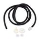 thumbnail image 1 of Kit de enema portátil reutilizable de silicona para ducha, tubo de enema para limpieza anal, colon y vagina, color negro, 200 cm/78,7 pulgadas, 1 of 14